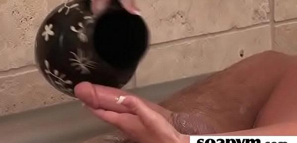  a very hot soapy massage and a hard fucking 14